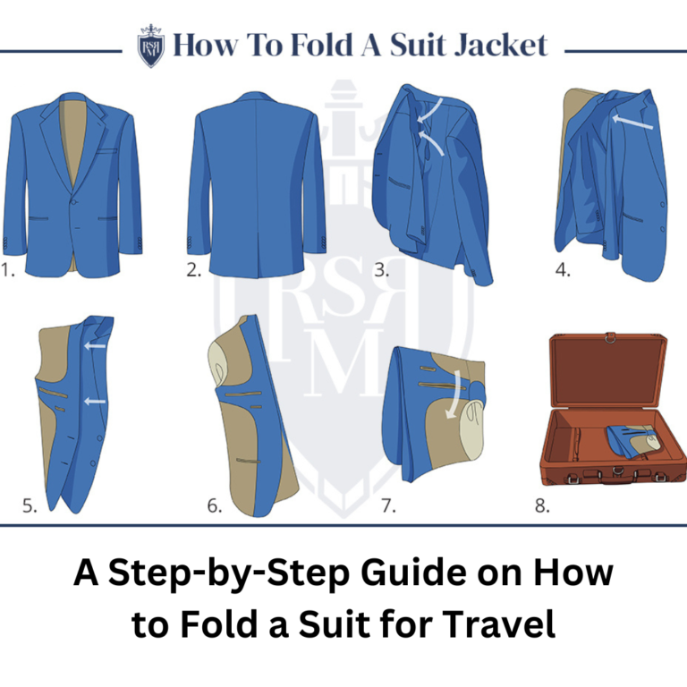 how to fold a suit for travel