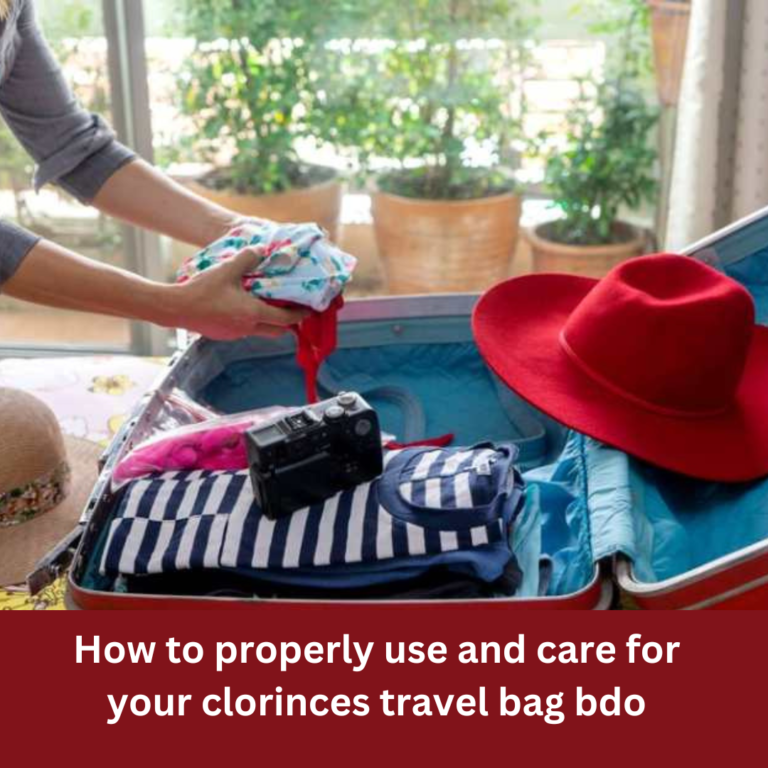 clorinces travel bag bdo