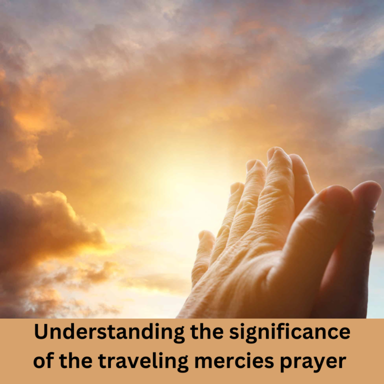 traveling mercies prayer